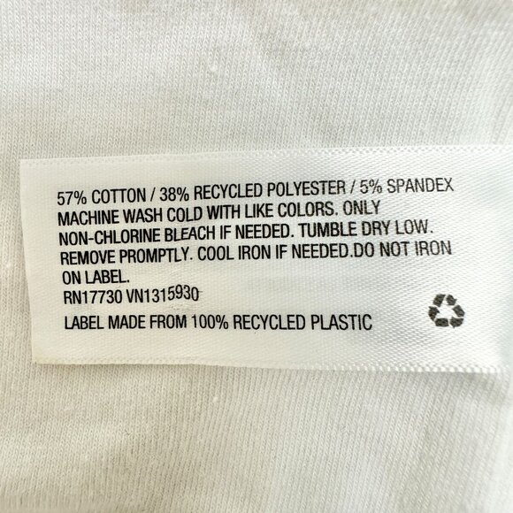 Wild Fable Strapless Tube Top Womens L White Cotton Blend Stretchy - Picture 4 of 7